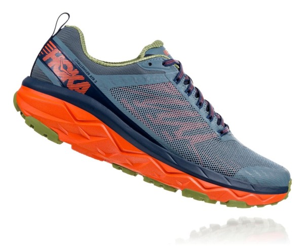 Hoka One One Challenger ATR 5 Mens UK - Blue Trail Running Shoes - AUDRB3507